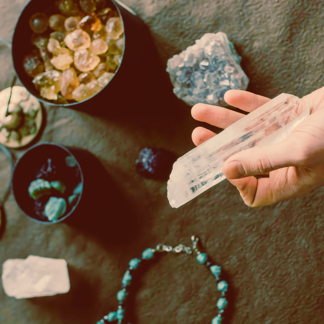 "Intuitively Chosen" Crystals — What That Actually Means