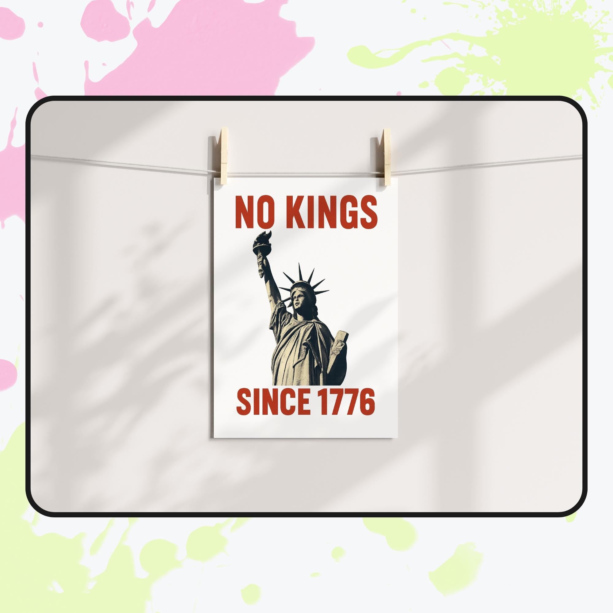 Printable Protest Posters Bundle (60+) | Activist Wall Art | Pro-Choice, Anti-Trump, BLM, No Kings Signs | Instant Download Prints 5 Sizes