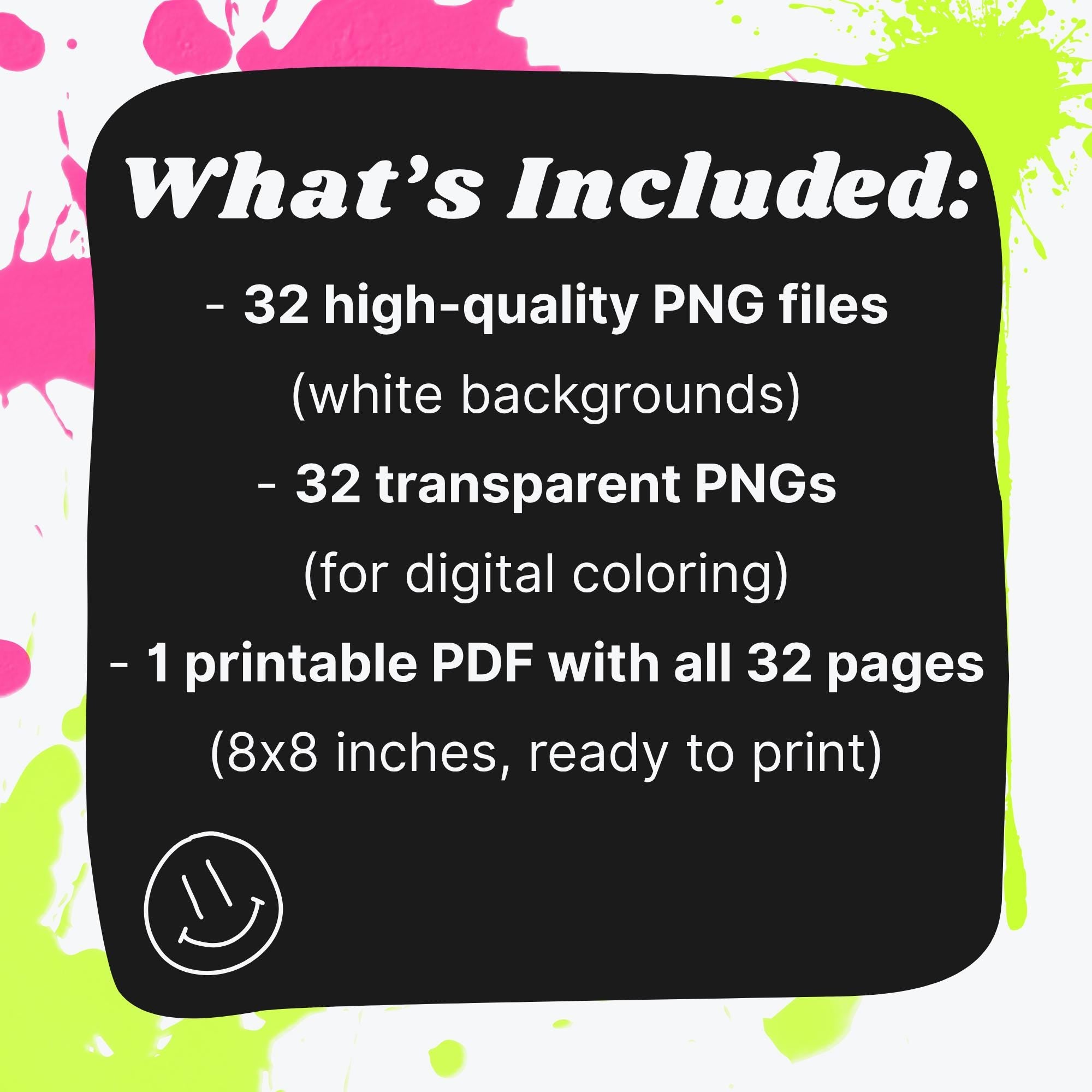 32 Stand-Up Comedy Coloring Pages | Funny Quotes & Comedian Art | 8x8 PNG + PDF Download | Printable Humor Coloring Book for Adults