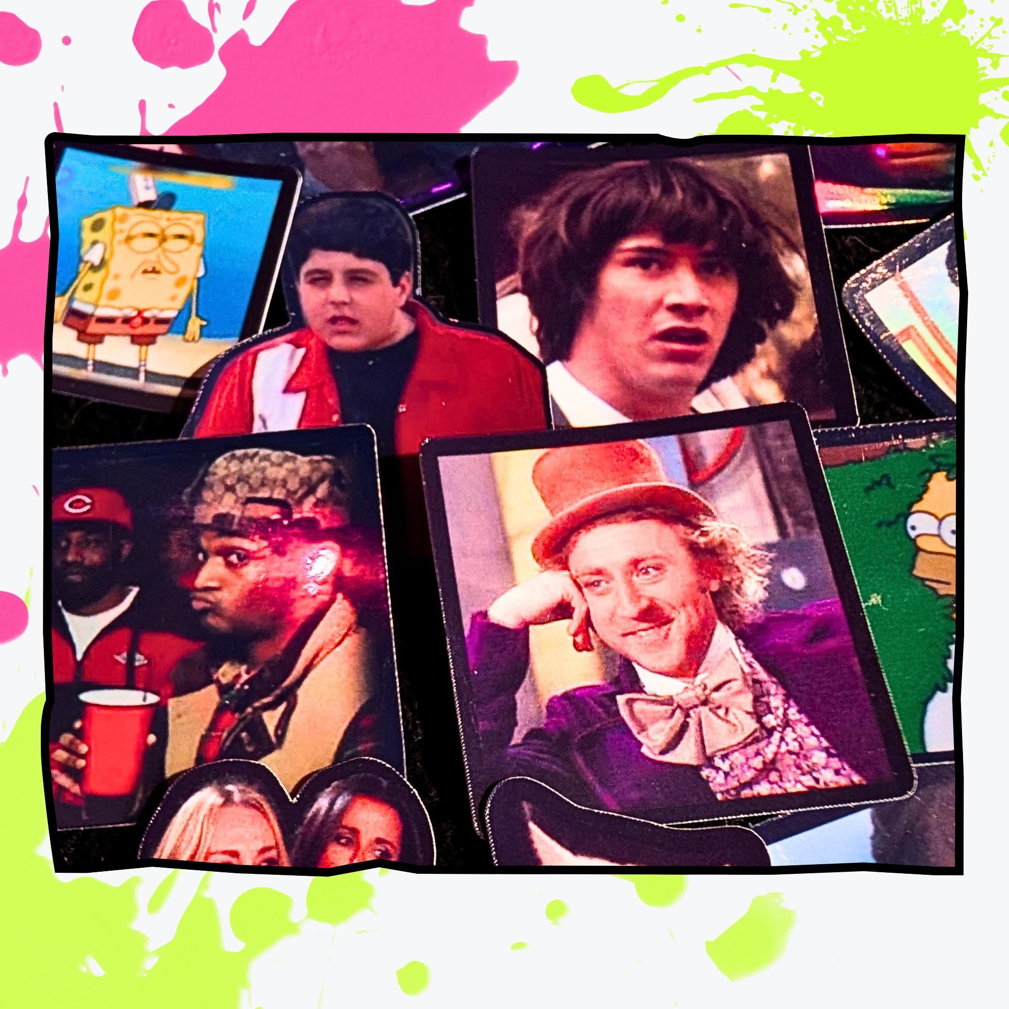 Memes Mystery Sticker Pack | Funny Meme Stickers, Internet Humor, Relatable & Chaotic | Glossy or Holographic | Water Resistant