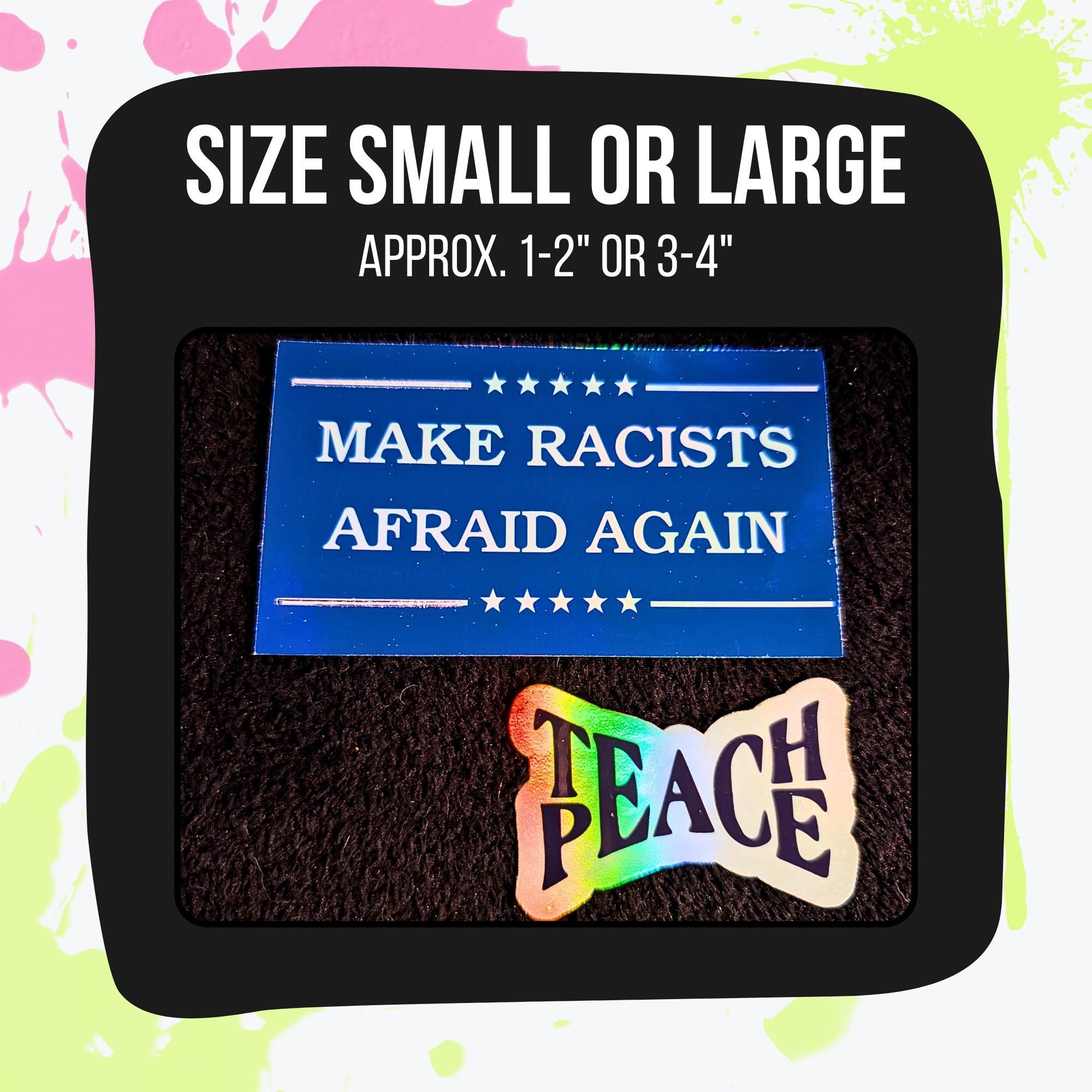 Leftist Activism Mystery Sticker Pack | Progressive Politics, Social Justice, Anti-Fascist, Human Rights | Glossy or Holo | Water Resistant