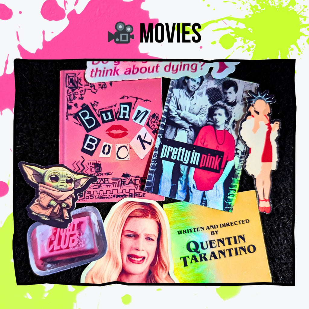 Pop Culture Mystery Sticker Pack | Movies, TV, Music, Gaming, Celebrities | Alt/Emo, Hip-Hop, Country, Pop, Rock | Glossy or Holo Stickers