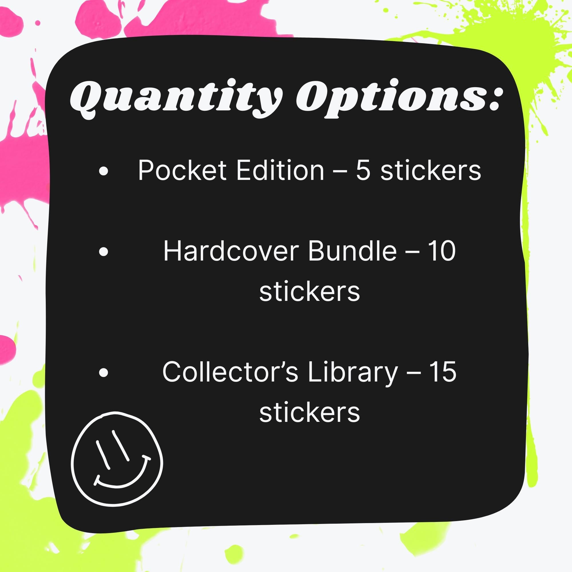 Literary Mystery Sticker Pack | Book Lover Stickers | Authors, Quotes, Cozy Library Aesthetic | Glossy or Holographic | Water Resistant