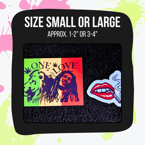 420 / Stoner Mystery Sticker Pack | Chill Vibes, Funny Weed Humor, Cannabis Aesthetic | Glossy or Holographic | Water Resistant