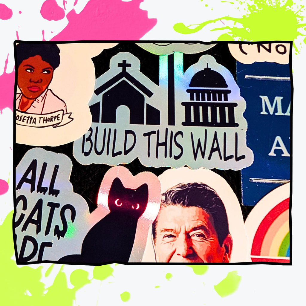 Leftist Activism Mystery Sticker Pack | Progressive Politics, Social Justice, Anti-Fascist, Human Rights | Glossy or Holo | Water Resistant
