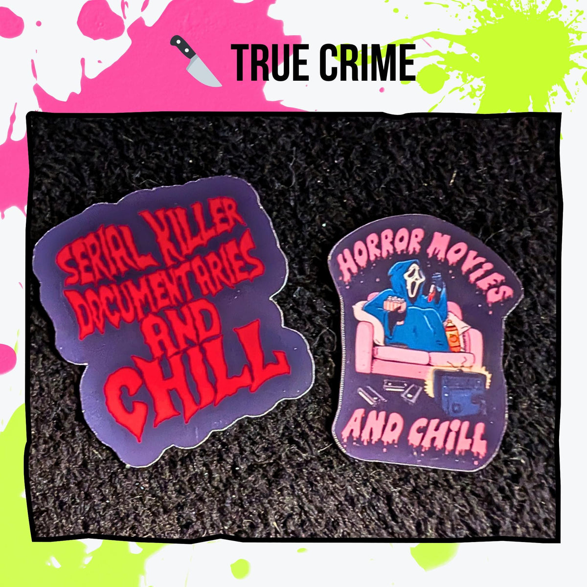 Spooky & Alt Mystery Sticker Pack | Elder Emo, Witchy Occult, True Crime, Grunge, Spooky Season | Holographic or Glossy | Aesthetic Stickers