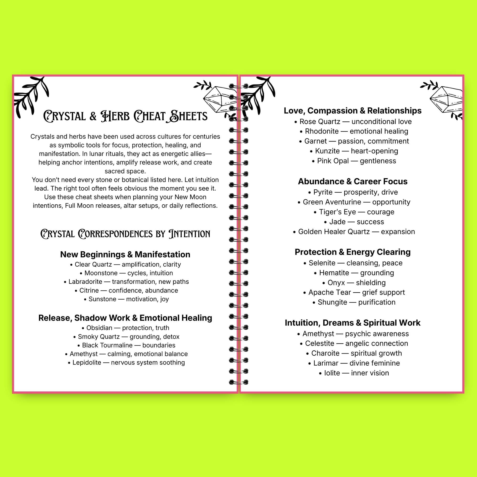 2026-2027 Lunar Ritual Planner | Moon Phase Tracker Printable | Witchy Journal PDF | New & Full Moon Guide | Astrology Planner