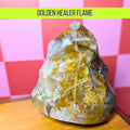 Golden Healer Quartz Flame | High Vibration Healing Crystal • Manifestation • One of a Kind