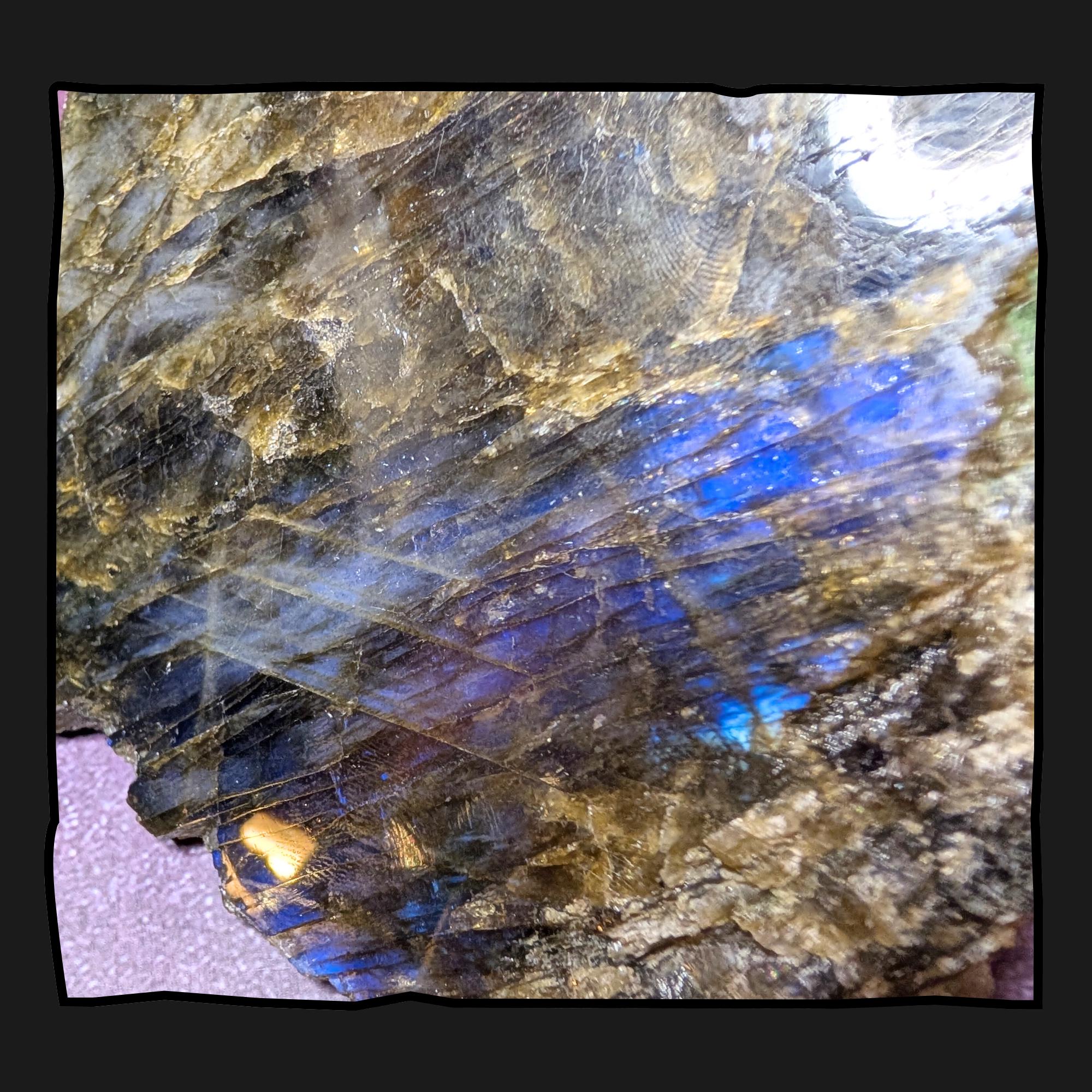 Labradorite Slab | Polished Crystal Display • Protection • Intuition | Choose Your Piece