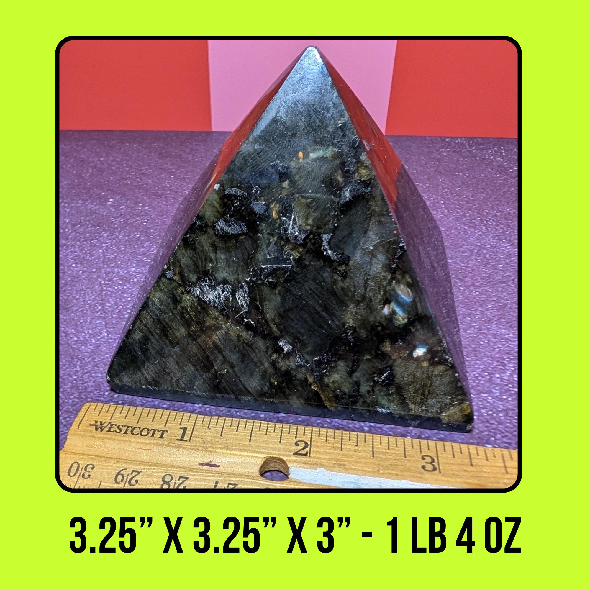 Labradorite Pyramid | Protection Crystal • Intuition • Energy Amplifier | One of a Kind