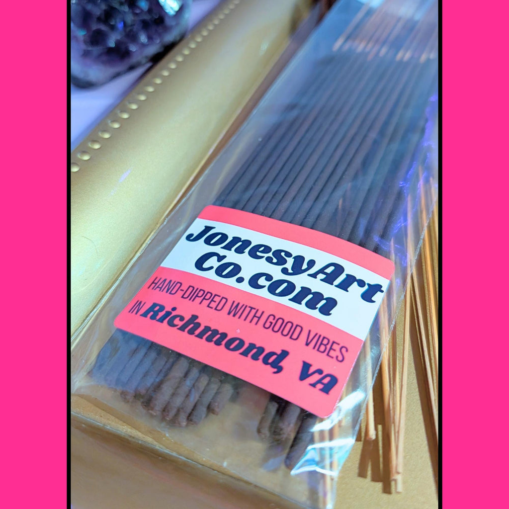 Hand-Dipped 11" Incense Sticks | Small Batch Incense | 15 or 30 Sticks | Ritual, Meditation & Home Fragrance Aromatherapy