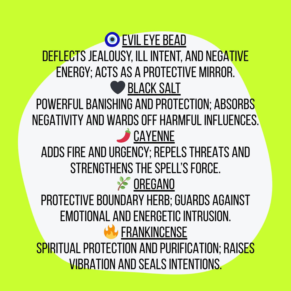 Protection Spell Jar Kit | Spiritual Protection Ritual | Witchcraft Supplies | Cleansing & Shielding Spell | Beginner Friendly