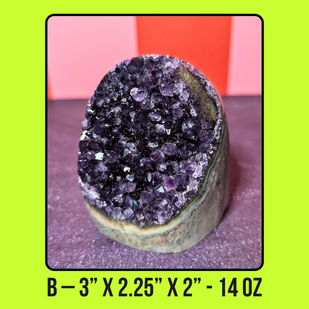 Large Smooth Amethyst Cluster | Polished Healing Crystal • Calm • Protection | Choose Your Piece