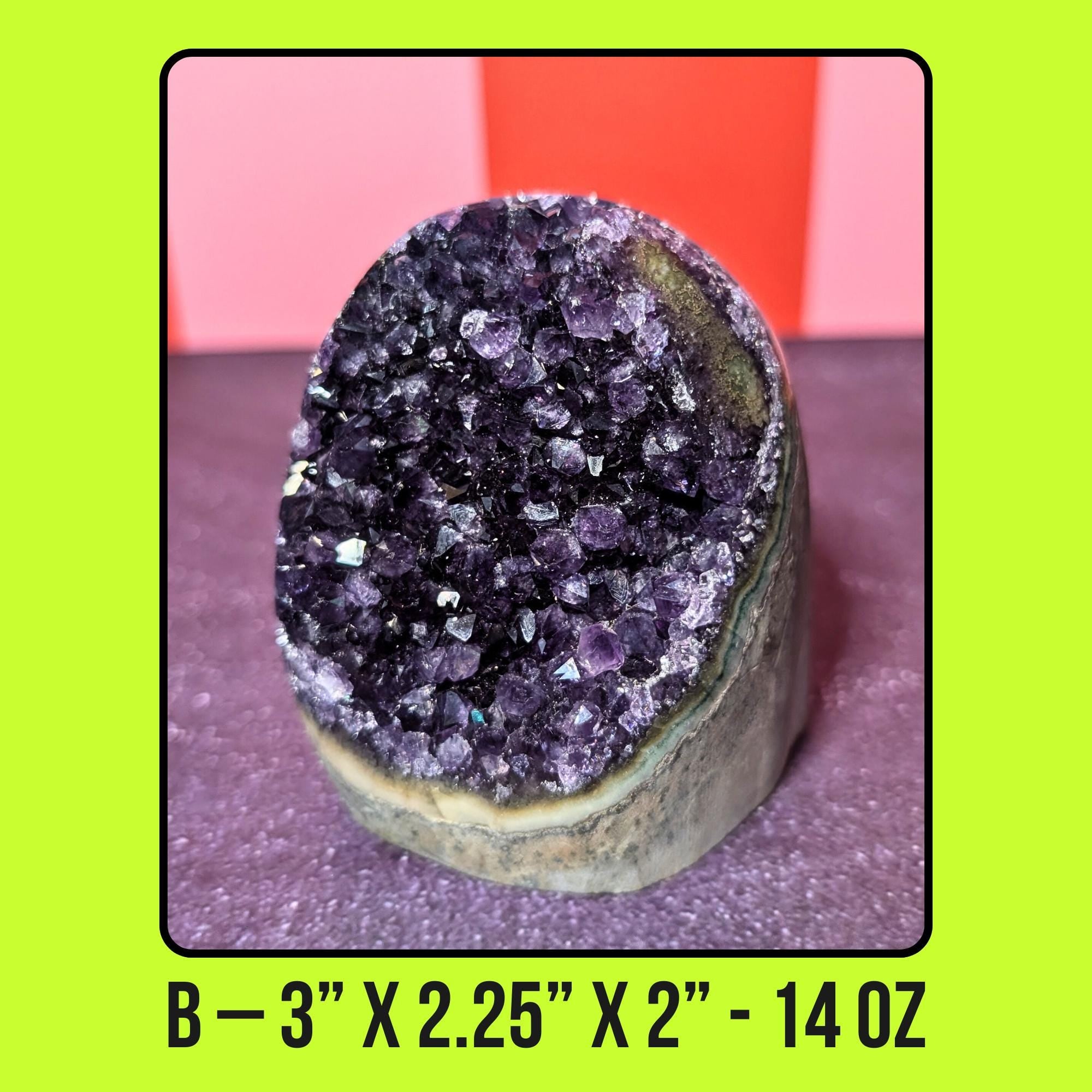 Large Smooth Amethyst Cluster | Polished Healing Crystal • Calm • Protection | Choose Your Piece