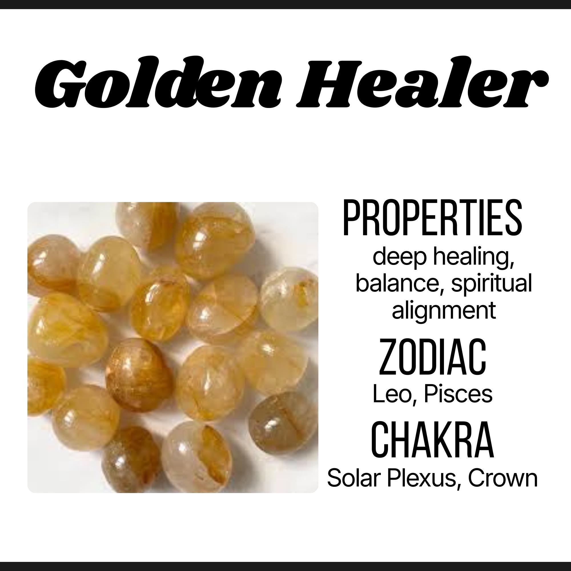 Golden Healer Quartz Flame | High Vibration Healing Crystal • Manifestation • One of a Kind