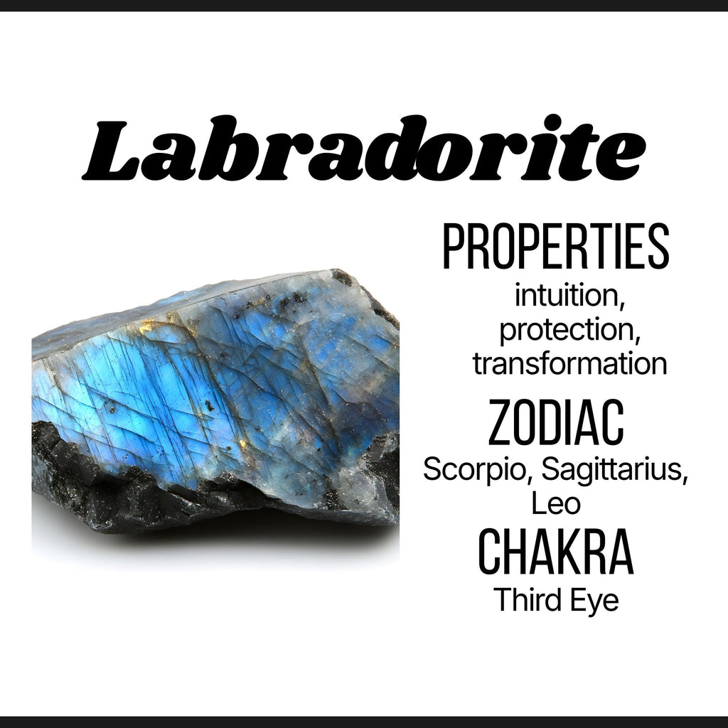 Labradorite Slab | Polished Crystal Display • Protection • Intuition | Choose Your Piece