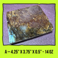 Labradorite Slab | Polished Crystal Display • Protection • Intuition | Choose Your Piece
