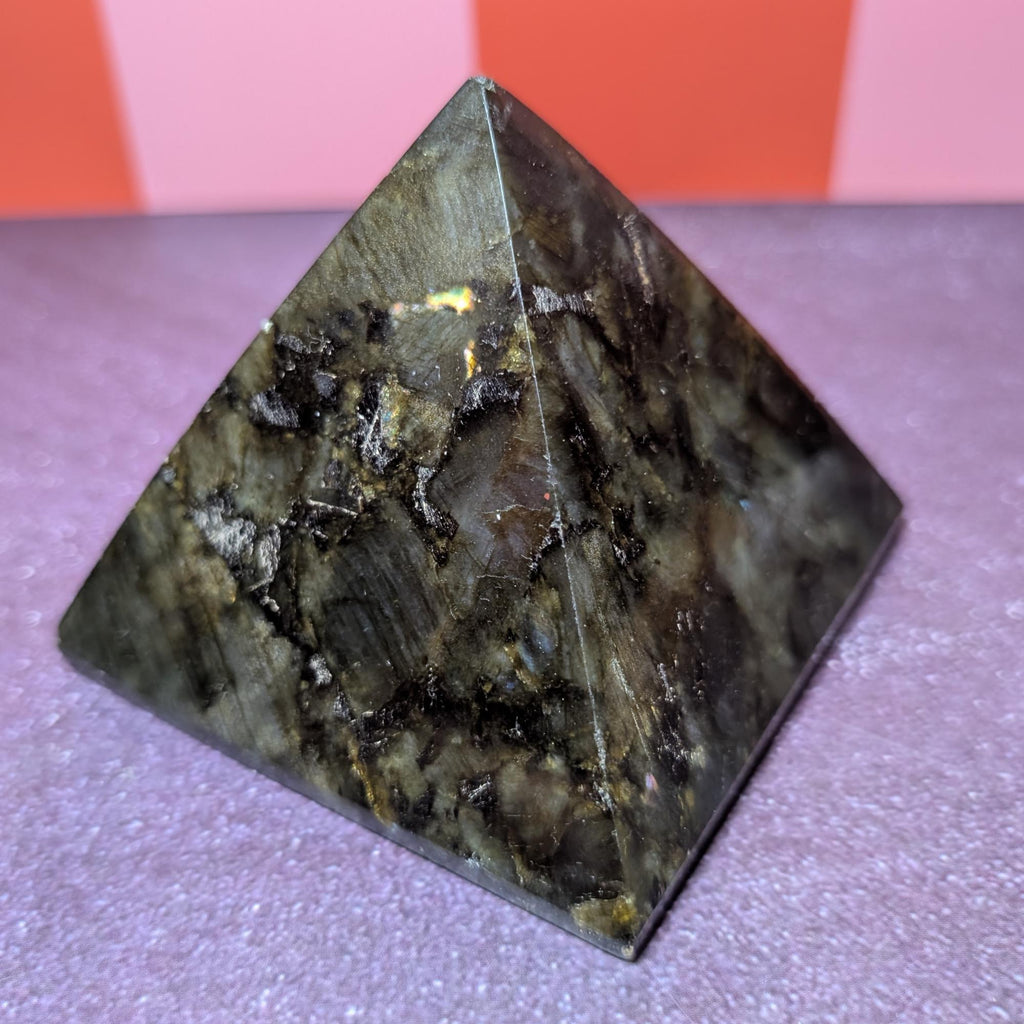 Labradorite Pyramid | Protection Crystal • Intuition • Energy Amplifier | One of a Kind