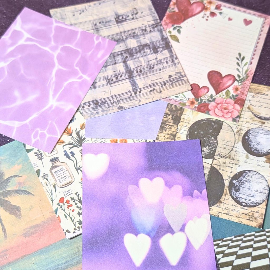 Junk Journal Mystery Grab Bag | Ephemera Bundle | Stickers, Washi, Tarot & Vintage Paper Pack | Witchy Scrapbooking Kit | Choose Your Tier