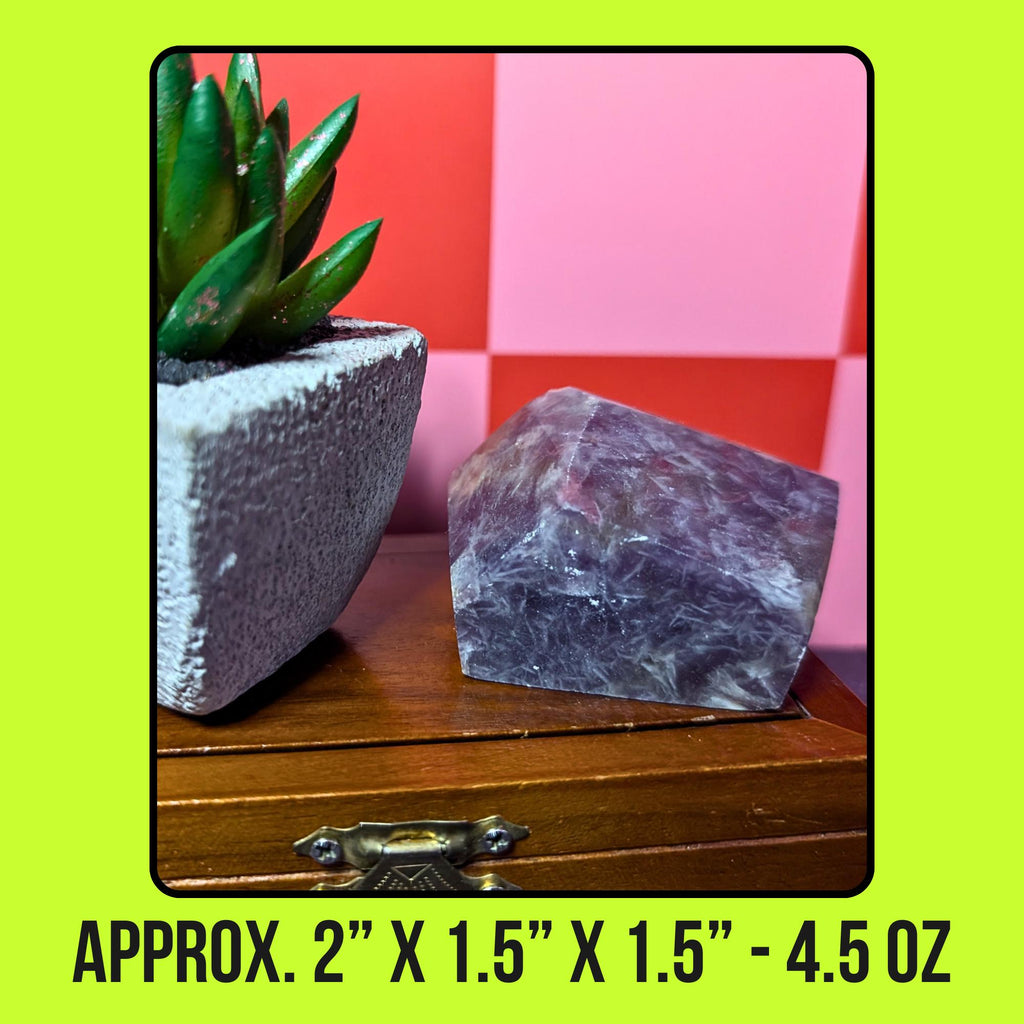 Unicorn Stone Free Form | Emotional Healing & Intuition Crystal | Lepidolite Pink Tourmaline Quartz | Unique Decor | Intuitively Chosen
