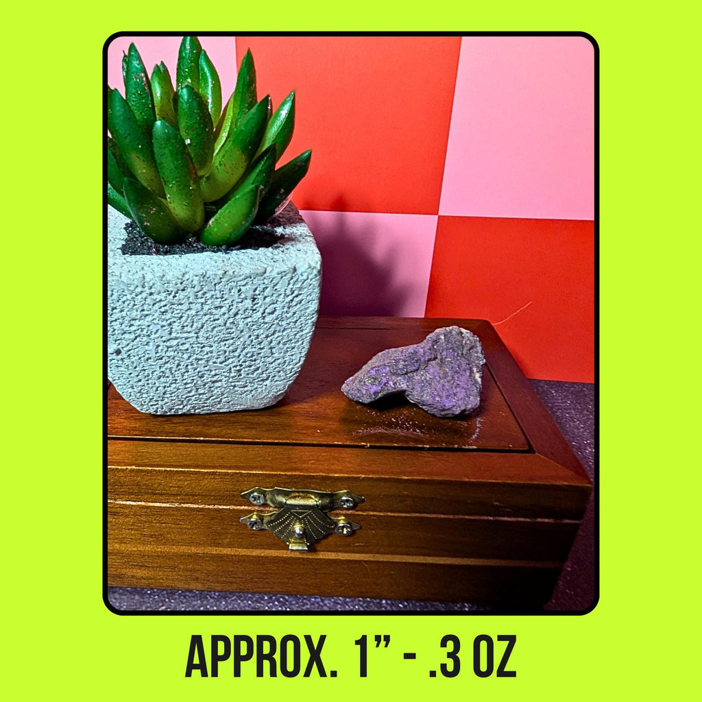 Purpurite Raw Piece | Intuition & Spiritual Growth Crystal | Third Eye and Crown Chakra Stone | Natural Purple Crystal | Intuitively Chosen