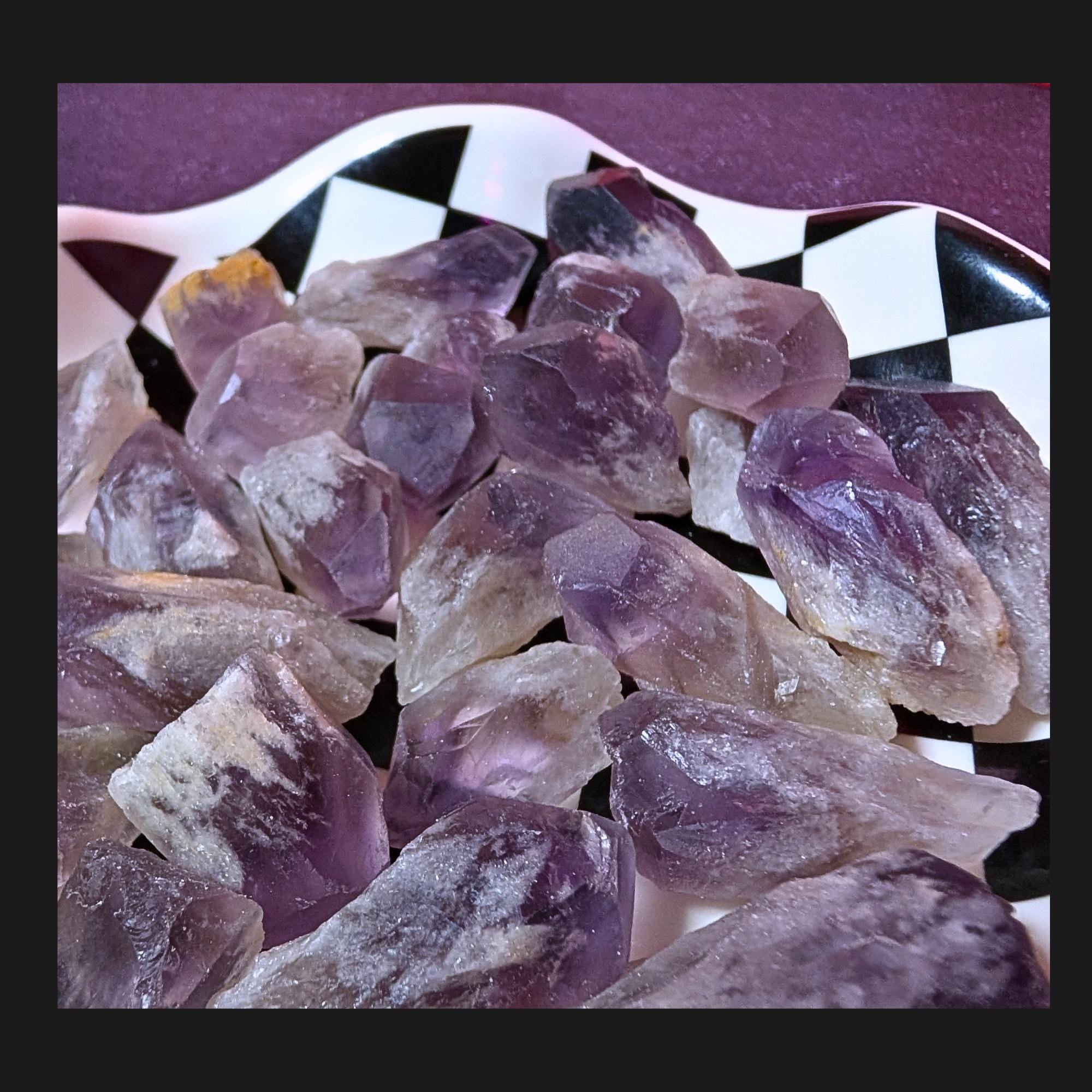 Amethyst Raw Piece | Natural Amethyst Crystal | Protection & Intuition Stone | Mini Raw Crystal | Healing Crystal | Intuitively Chosen
