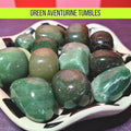 Green Aventurine Tumbled Stone | Luck & Abundance Crystal | Prosperity and Opportunity Stone | Heart Chakra Crystal | Intuitively Chosen