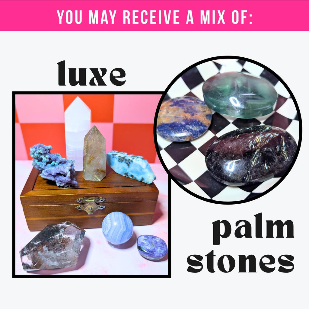 Mystery Crystal Bundle | Intuitively Chosen Crystals | Healing Crystal Box Gift | Spiritual Gift | Tiered Surprise Box