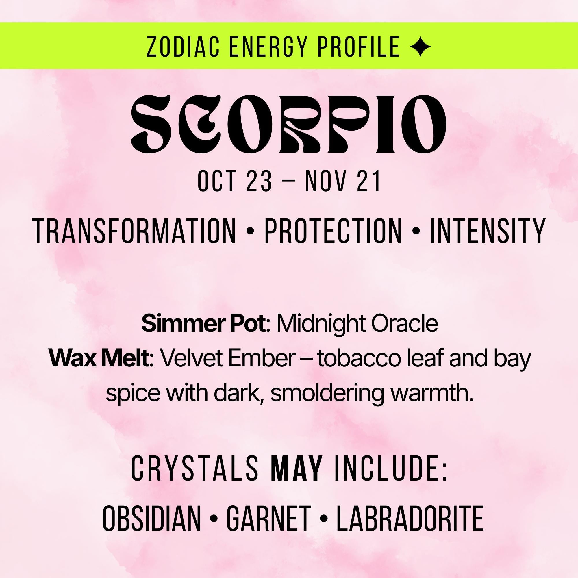 Zodiac Crystal Mystery Box | Astrology Gift Set | Tarot Reading, Wax Melt, Simmer Pot | Spiritual Gift for Her