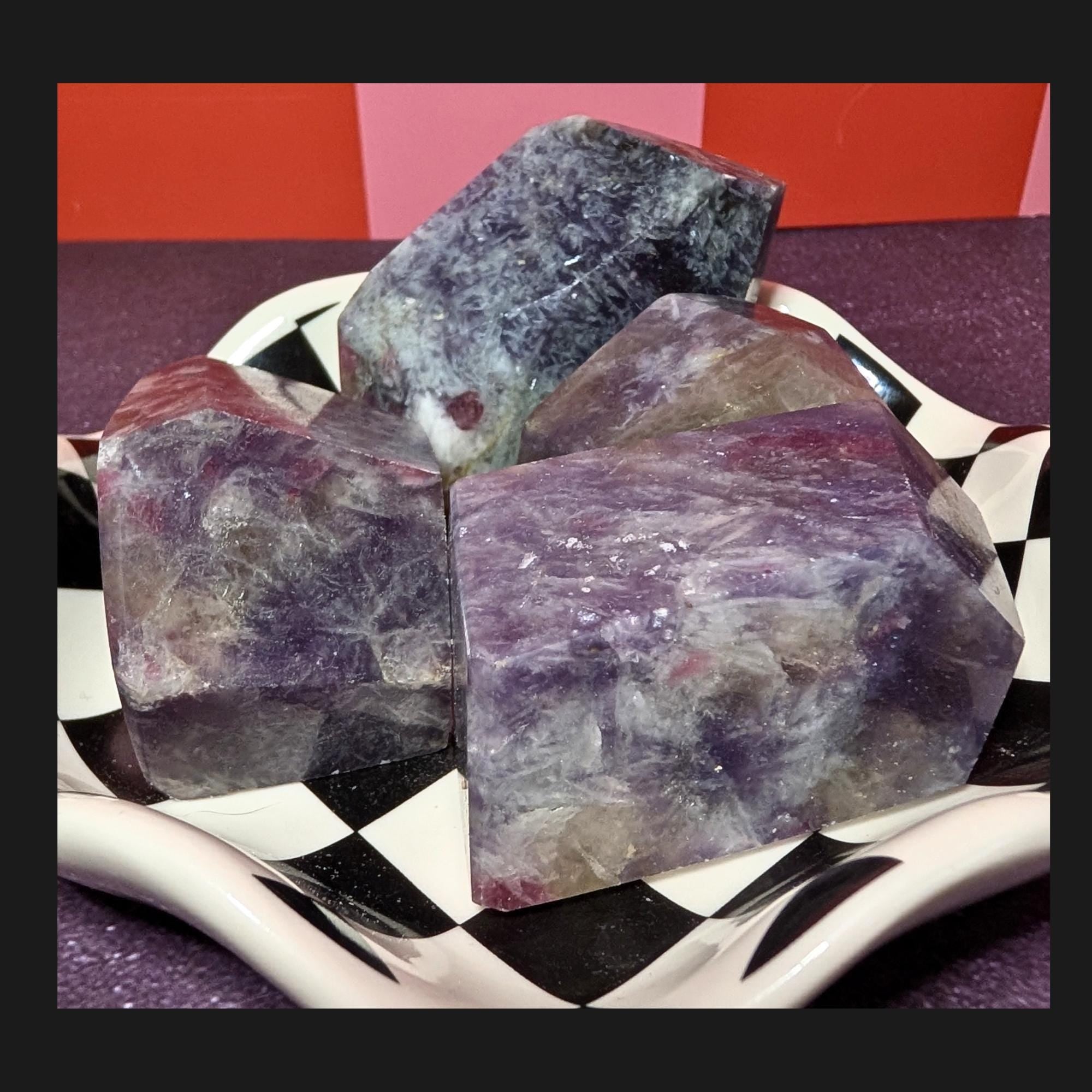 Unicorn Stone Free Form | Emotional Healing & Intuition Crystal | Lepidolite Pink Tourmaline Quartz | Unique Decor | Intuitively Chosen