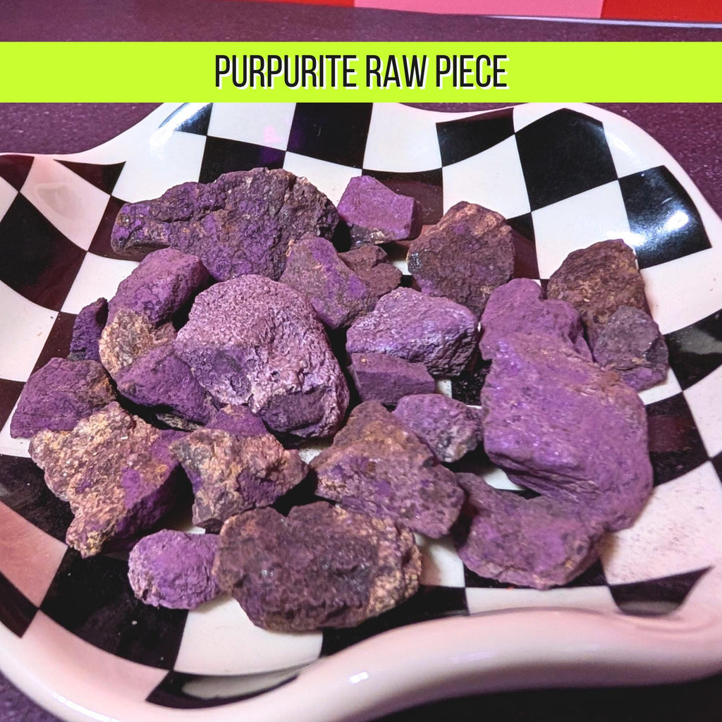 Purpurite Raw Piece | Intuition & Spiritual Growth Crystal | Third Eye and Crown Chakra Stone | Natural Purple Crystal | Intuitively Chosen