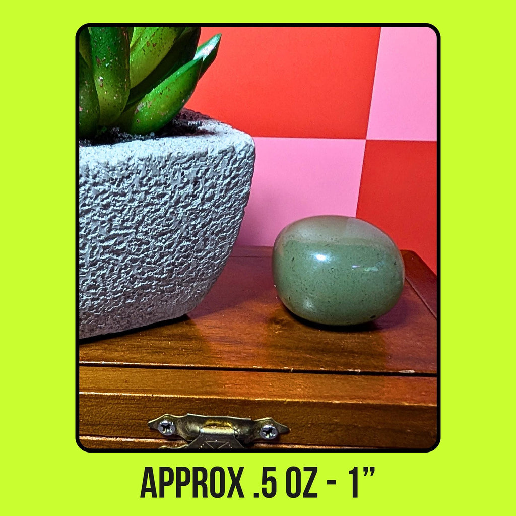Green Aventurine Tumbled Stone | Luck & Abundance Crystal | Prosperity and Opportunity Stone | Heart Chakra Crystal | Intuitively Chosen
