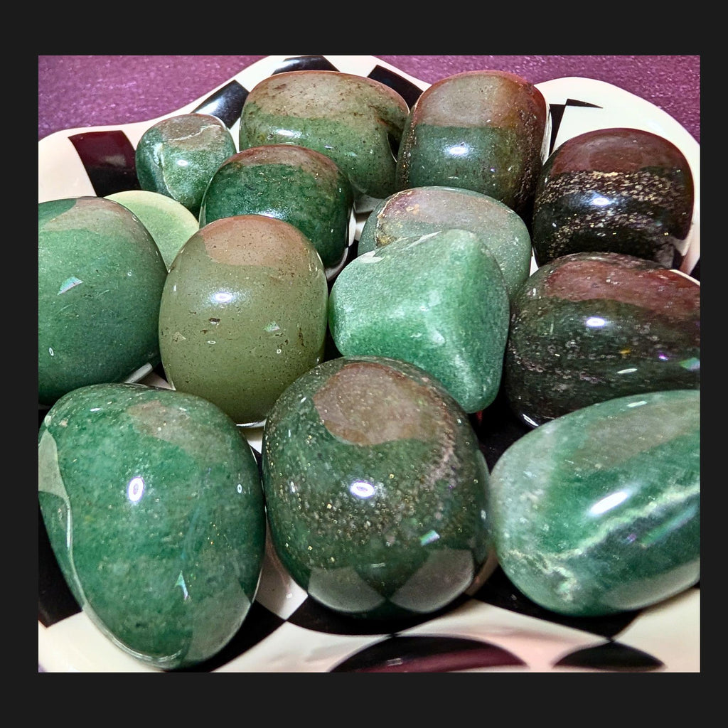 Green Aventurine Tumbled Stone | Luck & Abundance Crystal | Prosperity and Opportunity Stone | Heart Chakra Crystal | Intuitively Chosen