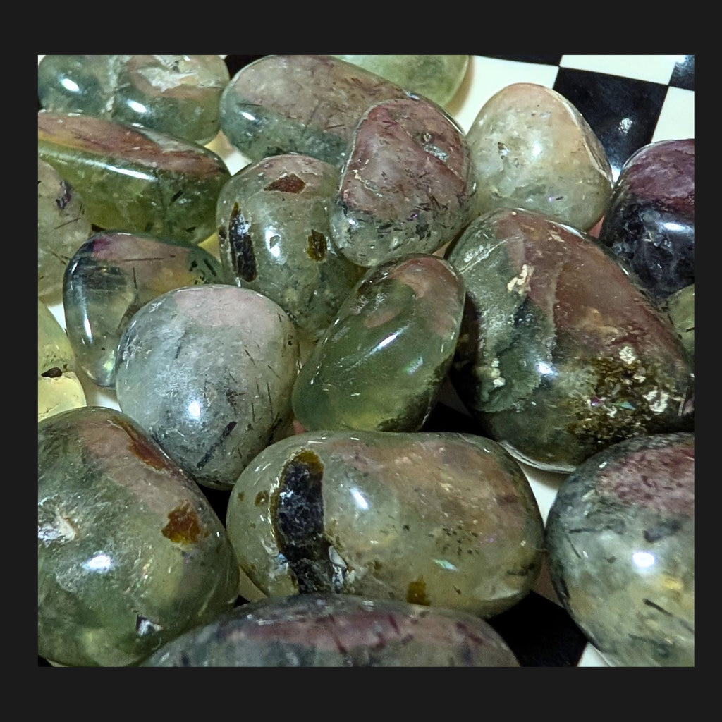 Prehnite Tumbled Stone | Intuition & Peace Crystal | Heart Chakra Healing Stone | Calming Energy Crystal | Intuitively Chosen