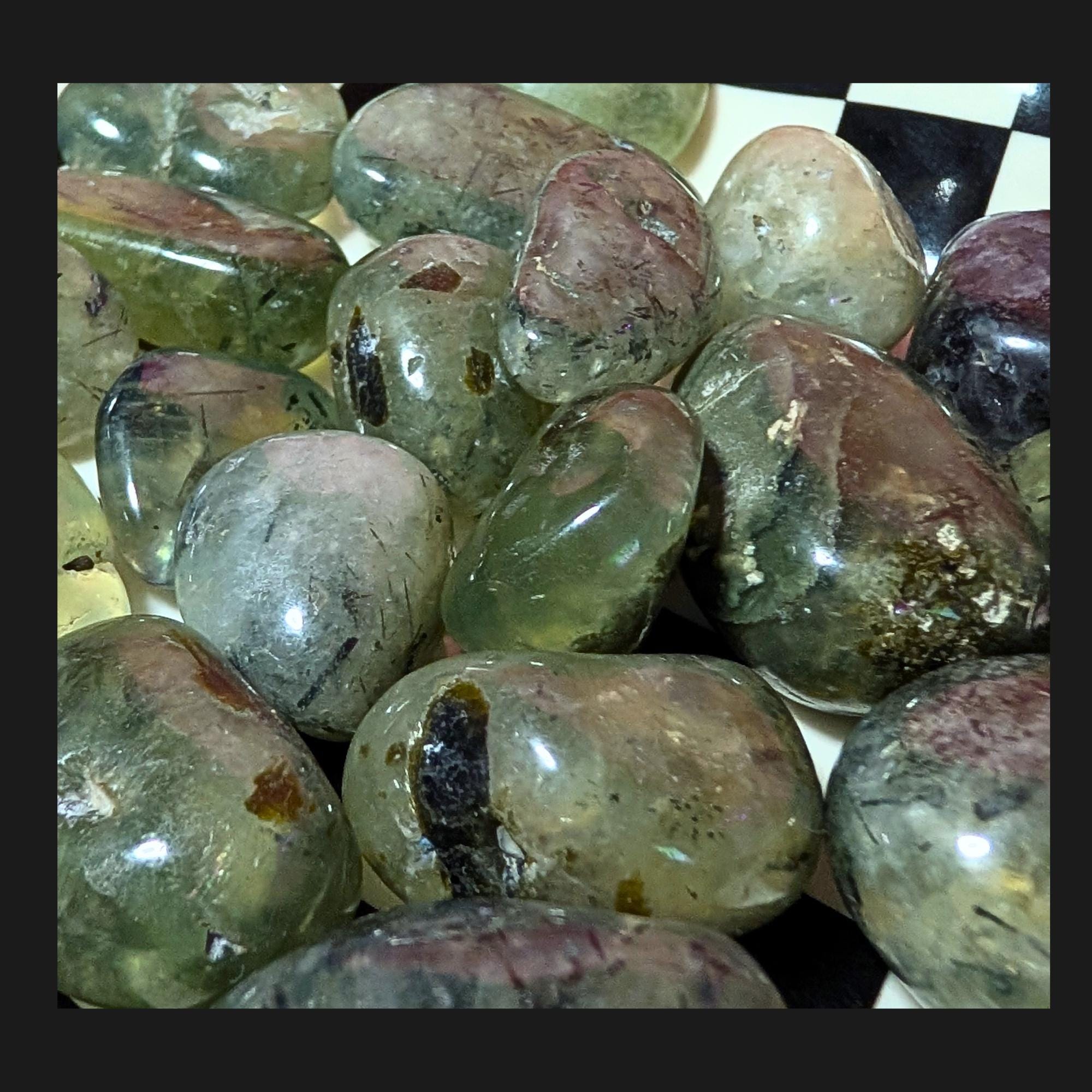 Prehnite Tumbled Stone | Intuition & Peace Crystal | Heart Chakra Healing Stone | Calming Energy Crystal | Intuitively Chosen