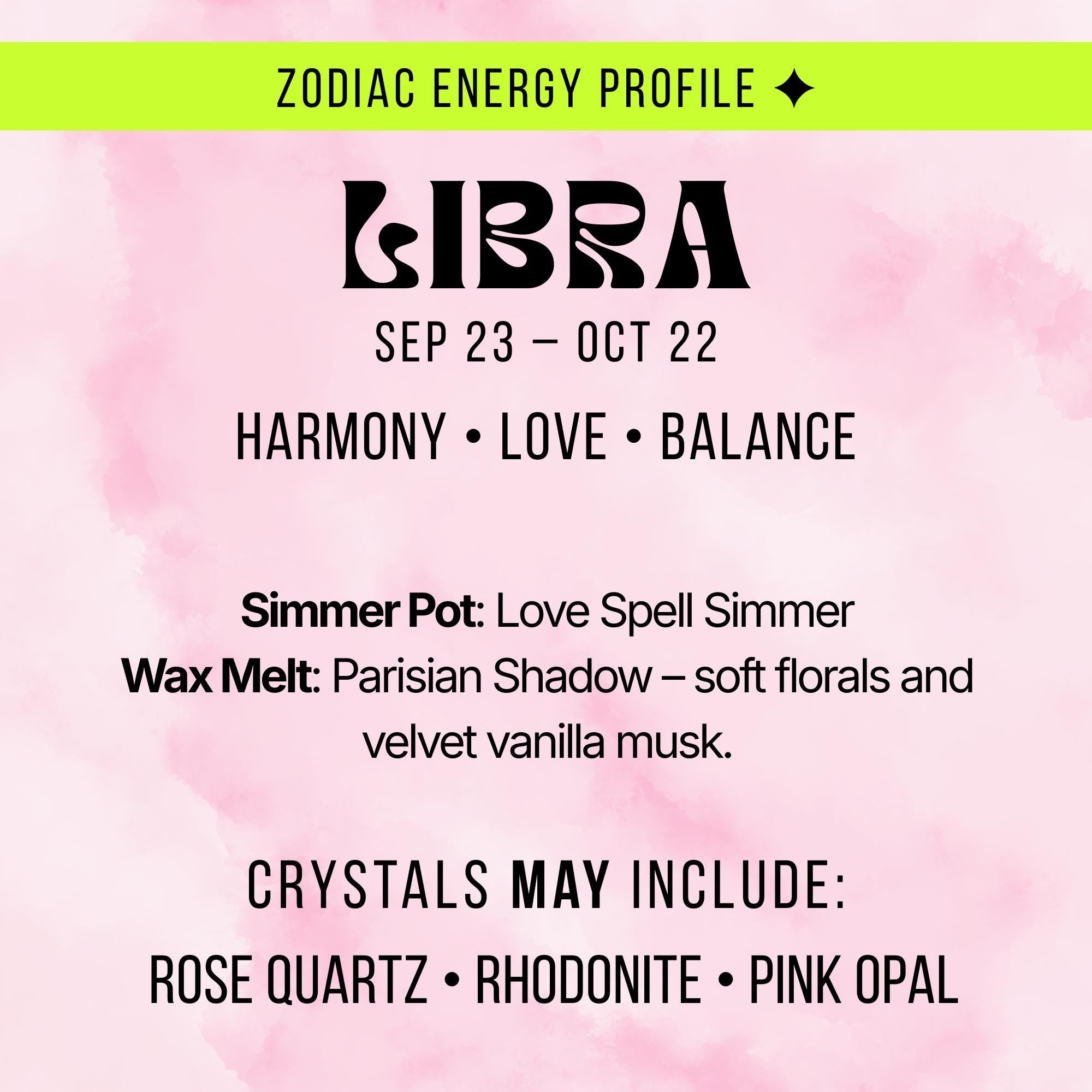 Zodiac Crystal Mystery Box | Astrology Gift Set | Tarot Reading, Wax Melt, Simmer Pot | Spiritual Gift for Her