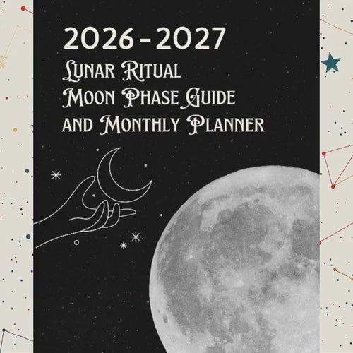 2026-2027 Lunar Ritual Planner | Moon Phase Tracker Printable | Witchy Journal PDF | New & Full Moon Guide | Astrology Planner