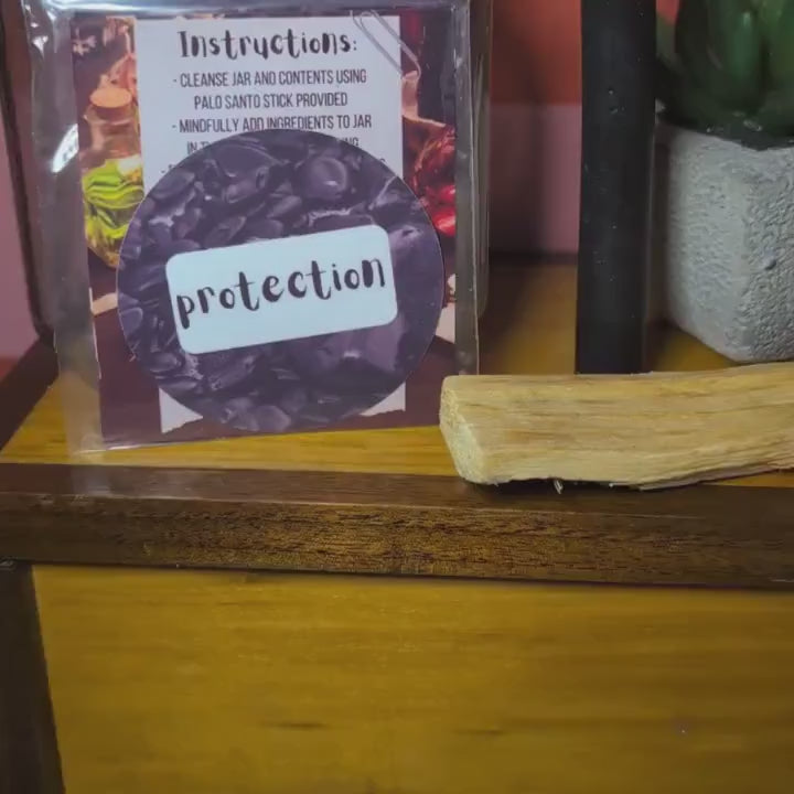 Protection Spell Jar Kit | Spiritual Protection Ritual | Witchcraft Supplies | Cleansing & Shielding Spell | Beginner Friendly